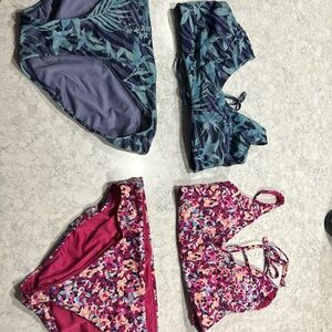 Two Athleta swimsuits
